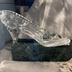Elegant Glass Slipper for display. Keep the dream alive:0)